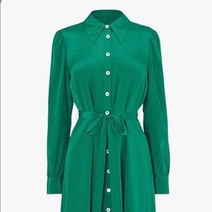 L.K. Bennett Runa Dress 100% Silk